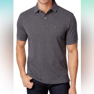 Men's Big & Tall Short Sleeve Cotton Pique Polo Shirt Classic Fit -Heather Gray